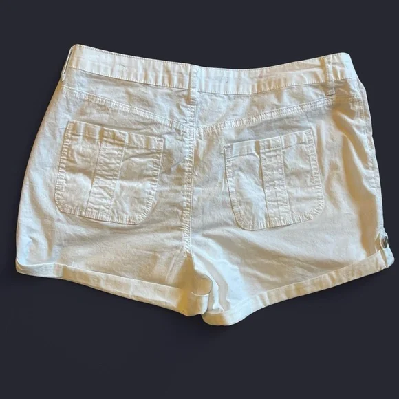 Hot Kiss Women's White Shorts - Picture 2 of 5